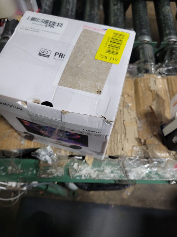 Photo 1 of [Electric Focus]Mini Portable Projector with 4K Support, Bluetooth 5.4 WIFI6, 5watt Sound Base Speaker, 260 ANSI, Android 11, 210° Rotation , Auto Keystone Correction Video Projector HY300 PLUS