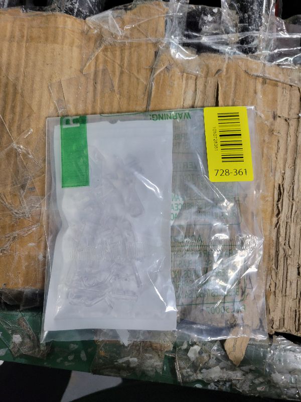 Photo 1 of 12 PCS Hidden Channel Valance Clips, 1-7/8inch Clear Plastic Blinds Clips for Valance with a Groove in The Back