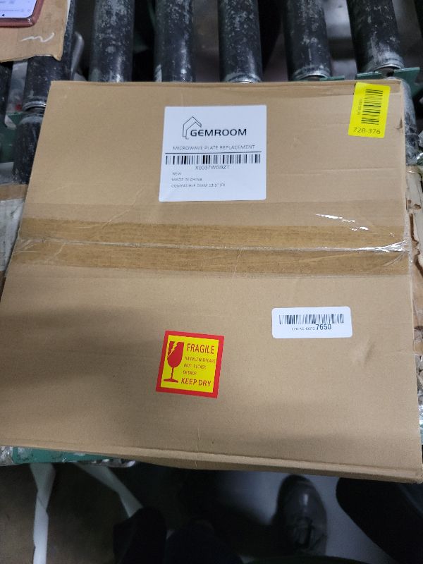 Photo 1 of 13.5" Microwave Glass Turntable Plate Compatible with 5304509621 Frigidaire microwave plate WB39X10032 GE microwave plate replacement JVM3106 WB49X10002 13 1/2" Samsung Microwave Plate DE74-20016A