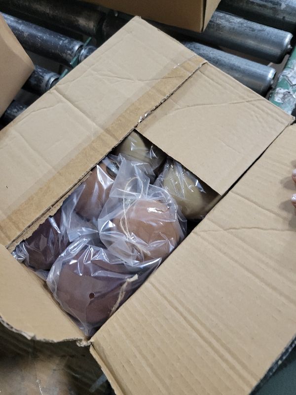 Photo 1 of 12PCS Light Scented Velvet Christmas Balls Ornament Shatterproof Velvet Xmas Tree Baubles Hanging Pendant for Winter Party Holiday Home Gift Office Yard Decor(Gradient Brown,3.15'')