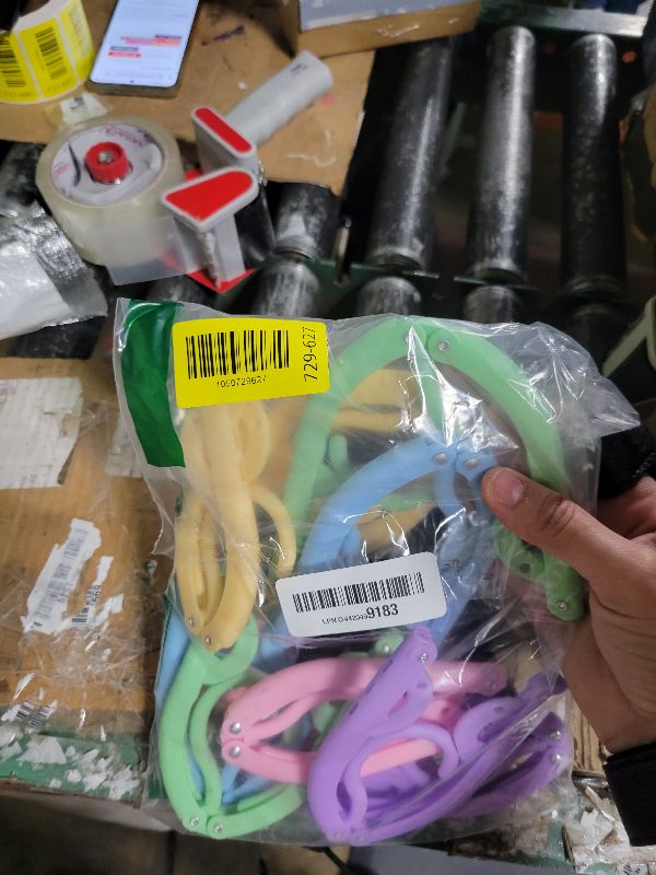 Photo 1 of 12pcs Travel Folding Hanger Household Multifunctional Portable Hanger