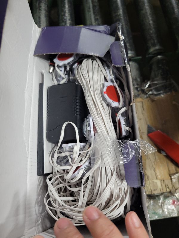 Photo 1 of 500FT Permanent Outdoor Lights Waterproof with Smart App Control Remote,DIY Scene Modes,Music Sync hronization,Eaves Lights for Garden Decor,Deck,Christmas