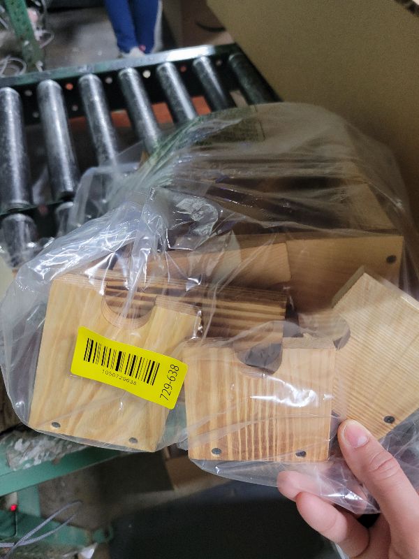 Photo 1 of 14 Inch Large Wooden Tiered Riser Display Stands, 2 Set Stackable Wooden Cupcake Stand Dessert Table Display Set,Tiered Shelf Organizer,Display Stands Shelf,Vendor Booth Display Items for Vendor Events