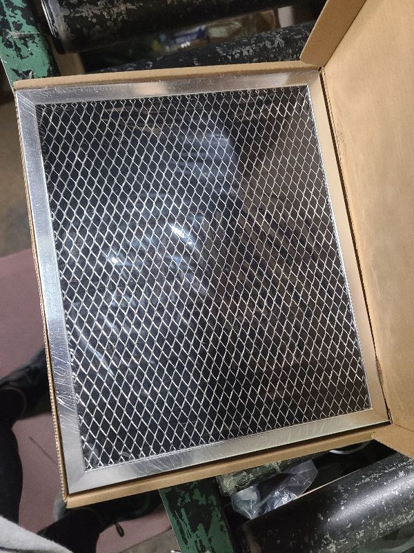 Photo 1 of 97007696 Replacement Filter For B-Roan - 10.5 X 8.75 Range Hood Filter Compatible with Stove Vent Fan With Aluminum Mesh Charcoal Combo By Funmit- Replaces 6105c 97007697-3 Pack