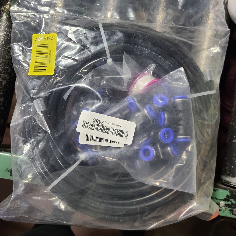 Photo 1 of 50FT 3/8" OD DOT Air Line with 39 Pcs Compressed Accessories Kit 15.5 Meter 3/8" SAE j844 PA Nylon Air Hose Tubing, Push to Connect Fittings For Air Brake System Or Fluid Transfer