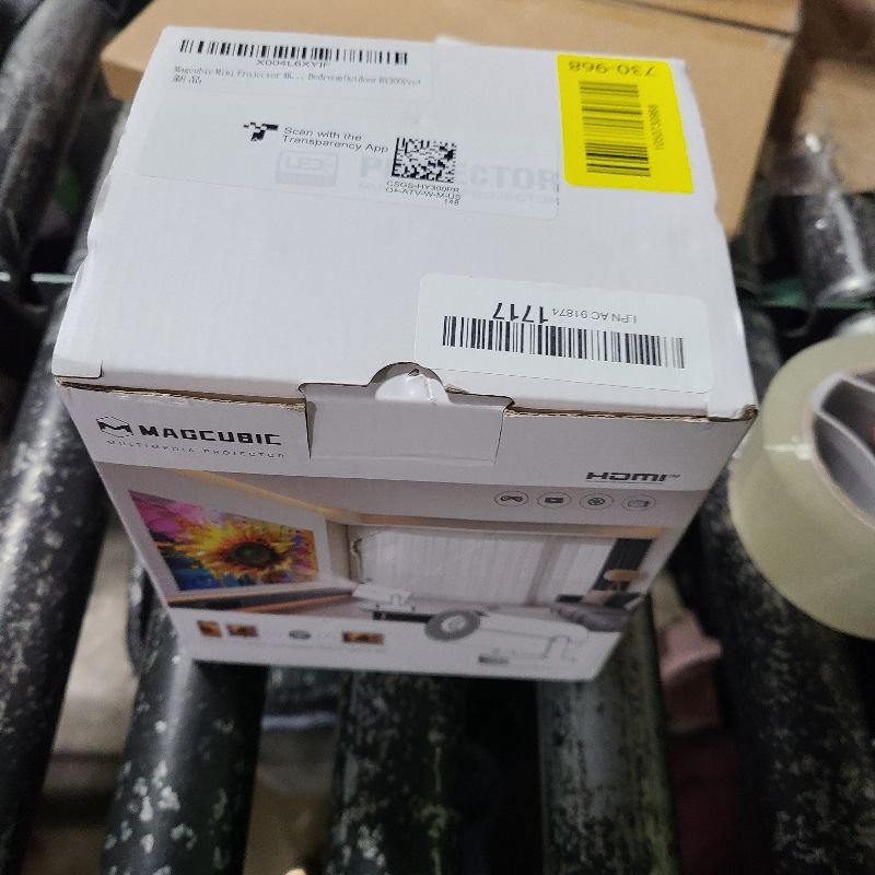 Photo 3 of Magcubic Mini Projector with WiFi 6 and Bluetooth 5.4, Portable Projector 4K Support, 5W Soundbase Speaker, Auto Vertical Keystone 180°Rotatable Smart Proyector for Movie Home Outdoor