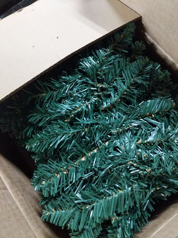 Photo 1 of 2-Pack Prelit Christmas Garland Battery Operated, Lighted Christmas Garland for Mantle & Outdoor Christmas Garlands for Stairs