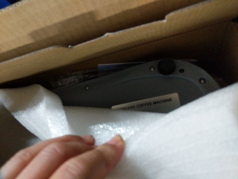 Photo 1 of ANYCOLD Espresso Machine 20 Bar, Compact Espresso Maker, Stainless Steel Expresso Coffee Machines with Steam Milk Frother & 34oz Removable Water Tank for Home Latte, Cappuccino, Silver