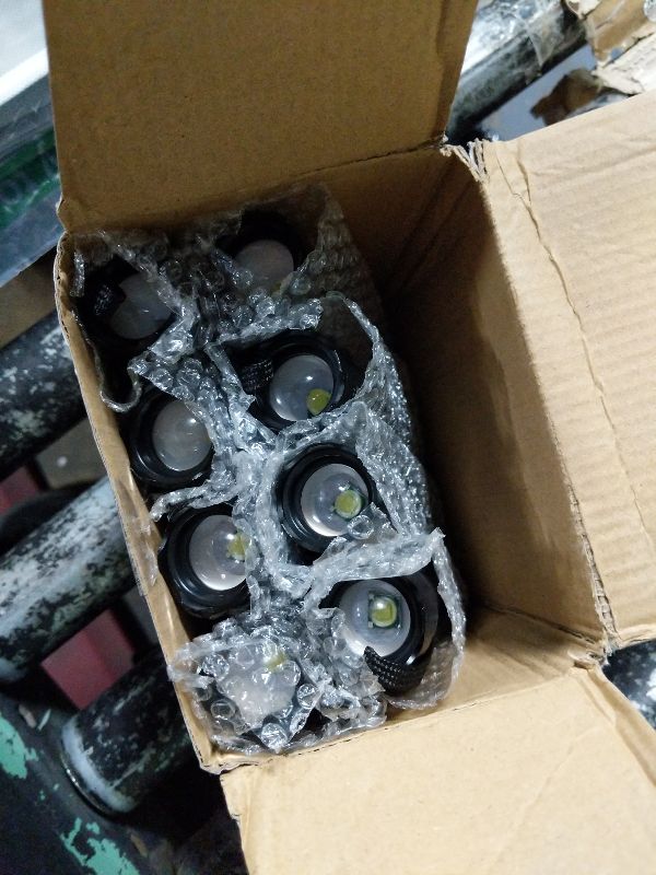 Photo 1 of 12Pack LED Flashlights High Lumens, 5Mode Tactical Flashlight for Home, Small Flashlights Powerful, Pocket Flashlight Battery Powered, Adjustable Torch Light, Mini Flash Light for Emergencies Camping