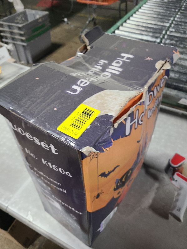 Photo 1 of 14FT Giant Halloween Inflatable Pumpkin King, Holiday Blow Up Outdoor Decorations Build-in LED Lights for Halloween Party Supplies, Yard Indoor Outdoor Garden Lawn Patio