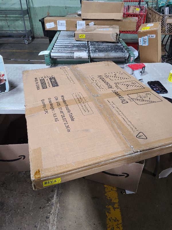 Photo 1 of 1500 Piece Rotating Puzzle Board Pro, with 6 Drawers, Rubber Cover Mat, 360° Lasy Susan, Sort-Wise Colorful Felt Drawers & 4 Trays, Wooden Jigsaw Puzzle Table, Birthday Gifts for Mom