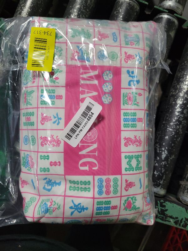 Photo 1 of 160 Engraved American Mahjong Game Set with Carrying Bag and Accessories, 1.2’’ Mahjong Tile Set