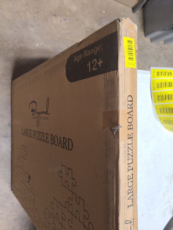 Photo 1 of 1000 Piece Rotating Puzzle Board with Drawers and Cover - 4 Drawers, Wooden Jigsaw Puzzle Table | 30” X 22”| Jigsaw Puzzle Board - Portable Puzzle Tables for Adults and Kids by Beyond Innoventions