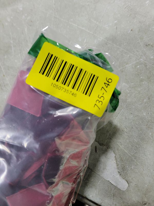 Photo 1 of 12PCS Red Velvet Bows for Christmas Tree, Garland Red Velvet Bows Ornaments for Christmas Tree with Gold Twist Ties?B)