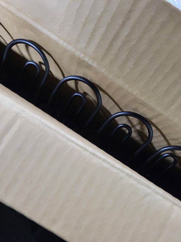 Photo 1 of 2 Packs Cable Management Tray, 14 inch Under Desk Cable Holder for Wire Management, Heavy Metal Cord Organizer Ideal for Computer Home Office Standing Tables to Hide Power Strips (Black)