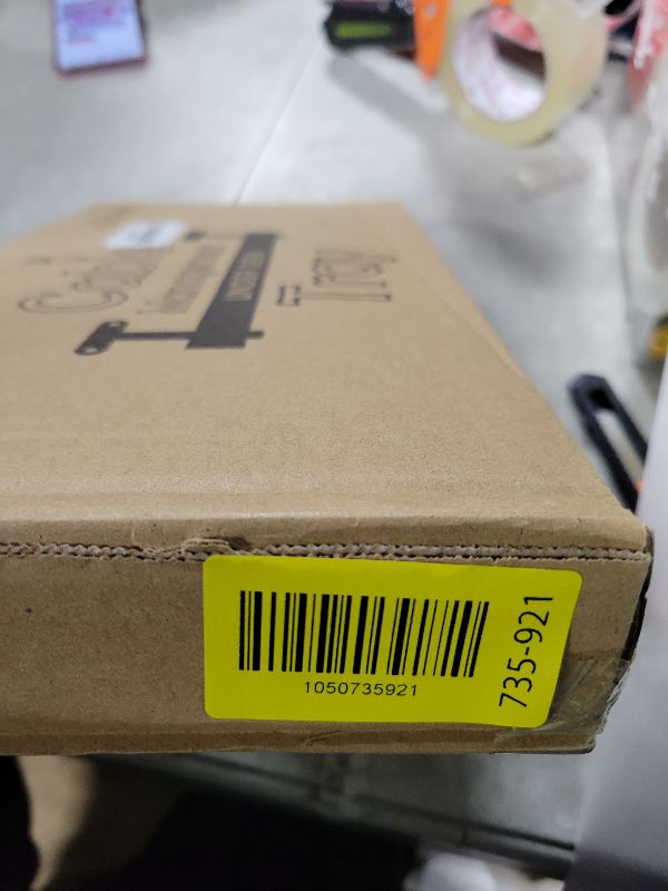 Photo 1 of 2 Packs Cable Management Tray, 14 inch Under Desk Cable Holder for Wire Management, Heavy Metal Cord Organizer Ideal for Computer Home Office Standing Tables to Hide Power Strips (Black)