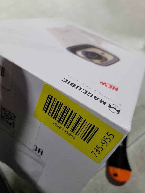 Photo 1 of ?Auto Focus&1080P?Magcubic Mini Smart Projector with 4K Support, Portable Projector with Wifi and Bluetooth, 5W Speaker, Built in Apps, Voice Control, Outdoor Movie Projector