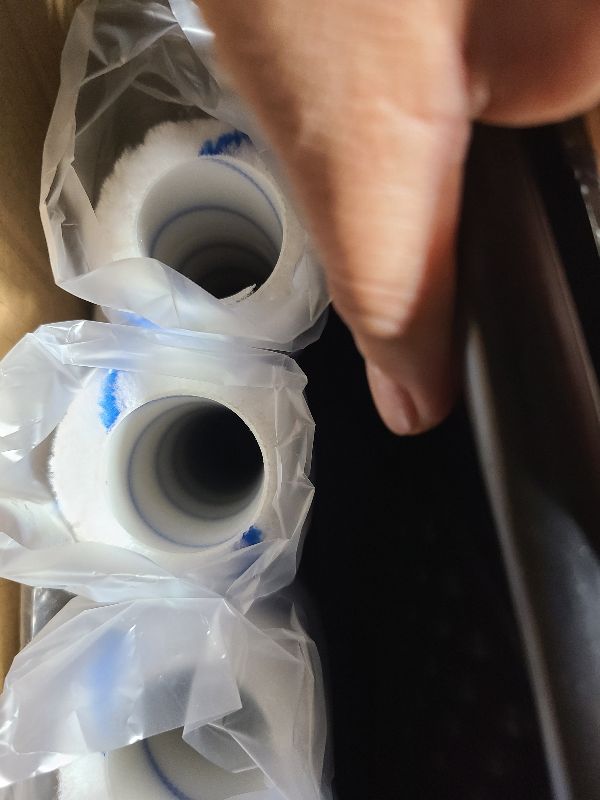 Photo 1 of 12 Pcs 18 Inch Paint Roller Kit- 18 Inch Paint Roller Tray, 12-18" Adjustable Roller Frame & Thickened Extendable Steel Pole, Large Paint Roller Sleeves with Tray for Painting Wall Ceiling