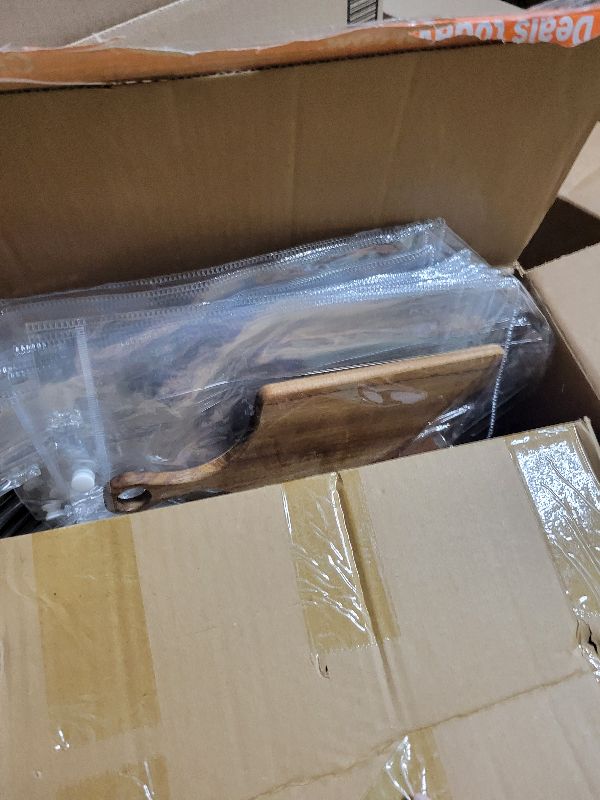 Photo 1 of 12 Set Christmas Gift Kitchen Utensils Set Acacia Spatula Mini Cheese Board Pine Cones for Christmas Kitchen Holiday Gift Party Decor Neighbor Employee Baking Gift Xmas Cooking Supplies