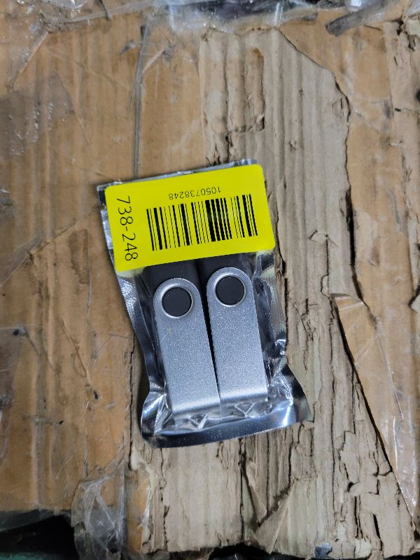 Photo 1 of 2 Pack 64GB USB Flash Drive USB 2.0 Thumb Drives Jump Drive Fold Storage Memory Stick Swivel Design - Black