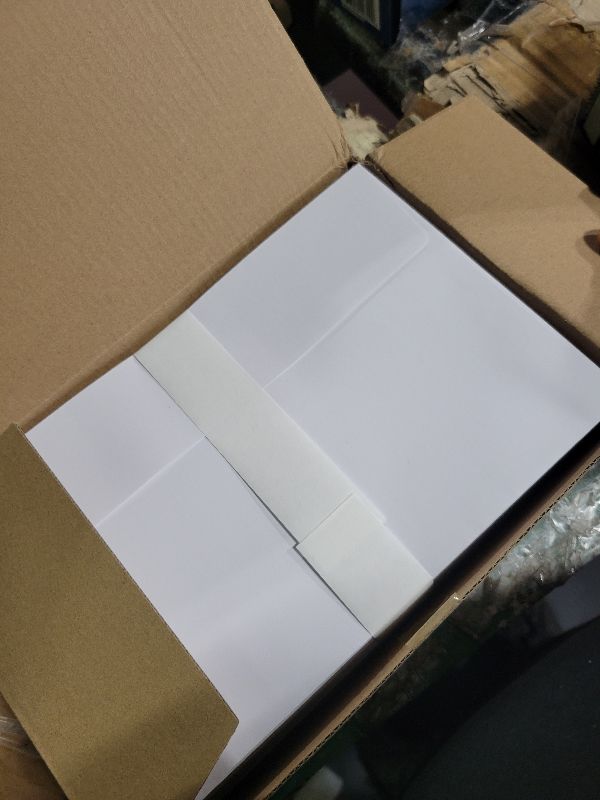 Photo 1 of A9 Invitation envelopes?100 PCS 5.75x8.75 in ?- windowless design 120GSM white paper envelopes with printable quick self-seal for invitations, greeting cards, invoices