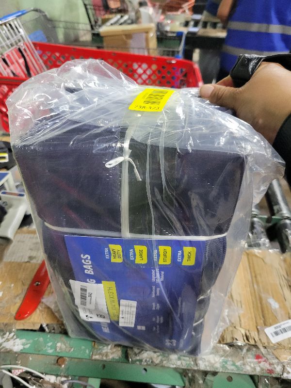 Photo 1 of 12 Pack Extra Large Heavy Duty Moving Bags with Reinforced Zipper & Wide Handles, Moisture-Resistant Storage Bins Packing Cubes for Clothes, College Dorm, Travel, and Home Organization, DarkBlue