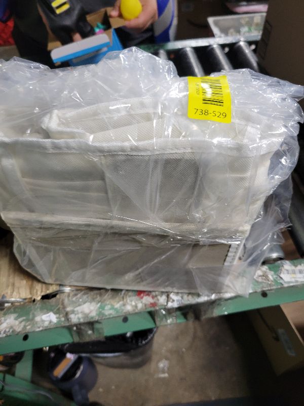 Photo 1 of 2 Pack Over the Door Organizer 5 Tiers, Extra Large Behind Door Storage of 10 Compartments, 80 lbs Weight Capacity Over Door Organizer, Door Hanging Organizer for Closet, Diaper Organizer, Beige