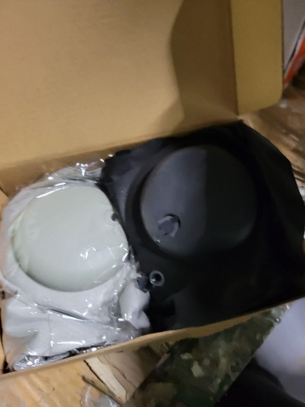 Photo 2 of Colingmill 2 Pcs Inflatable Bath Pillows for Tub Bath Head and Neck U Shaped Blow up Full Body Travel Pillow with Adjustable Button Grey and Black Bath Tub Pillows for Airplanes Shower Spa