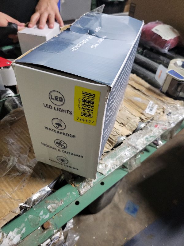 Photo 1 of 1620LED 164ft Christmas Lights, 360Drops 12 Modes Cool White Christmas String Lights Outdoor Dimmable, Waterproof Christmas Decoration Fairy Lights with Timer for Indoor Eaves Party Patio Window Fence