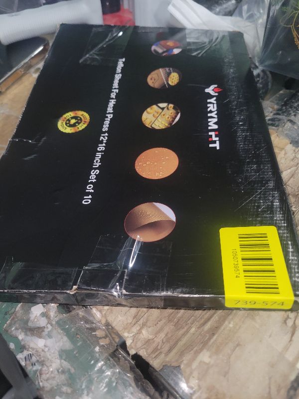 Photo 1 of 10 Pack PTFE Sheet for Heat Press - 16" x 12" Non Stick PTFE Sheets for Vinyl Heat Press Washable Reusable Heat Resistant Craft Mat