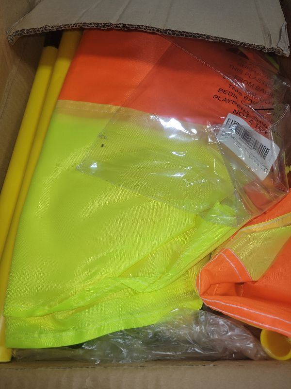 Photo 1 of 5FT Corner Flags for Soccer Field Set of 4 with Round Rubber Bases & Storage Bag, Adjustable Speed and Agility Training Equipment/Poles