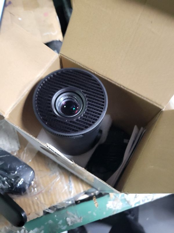 Photo 1 of [Built-in Apps & 2025 Upgraded] Mini Projector Support 4K 1080P Auto Keystone 270° Rotatable with WiFi 6 and Bluetooth 5.4, Projector Portable Compatibile with HDMI/TV Stick/Memory Stick/Laptop-Black