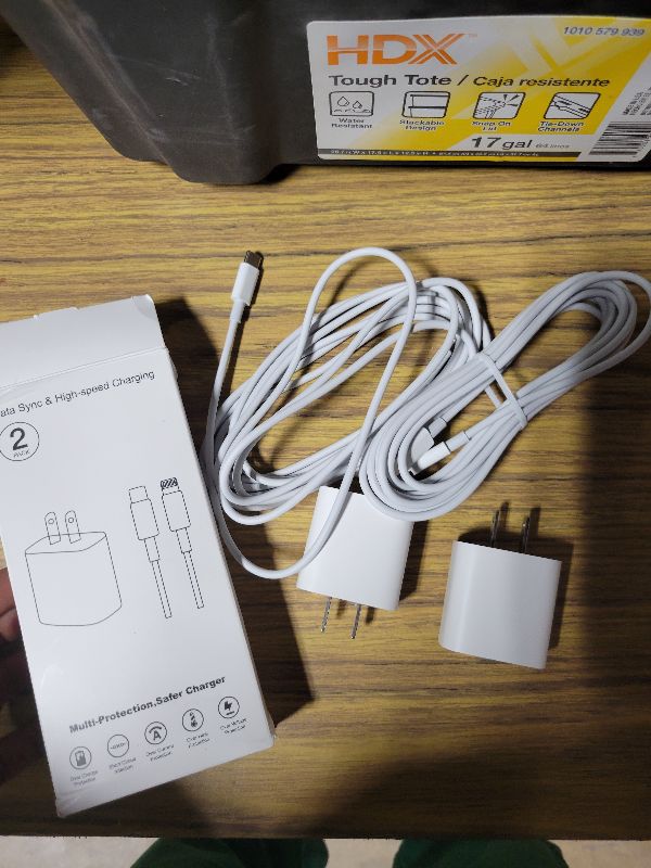 Photo 1 of [Apple MFi Certified]10FT Fast iPhone Charger,Extra Long Apple Charger Fast Charging 2Pack USB C Charger Block Plug + 10Foot Lightning Cable Cord for iPhone 14/Pro/Pro Max/Plus/13/12/11/XS/XR/X/SE2022