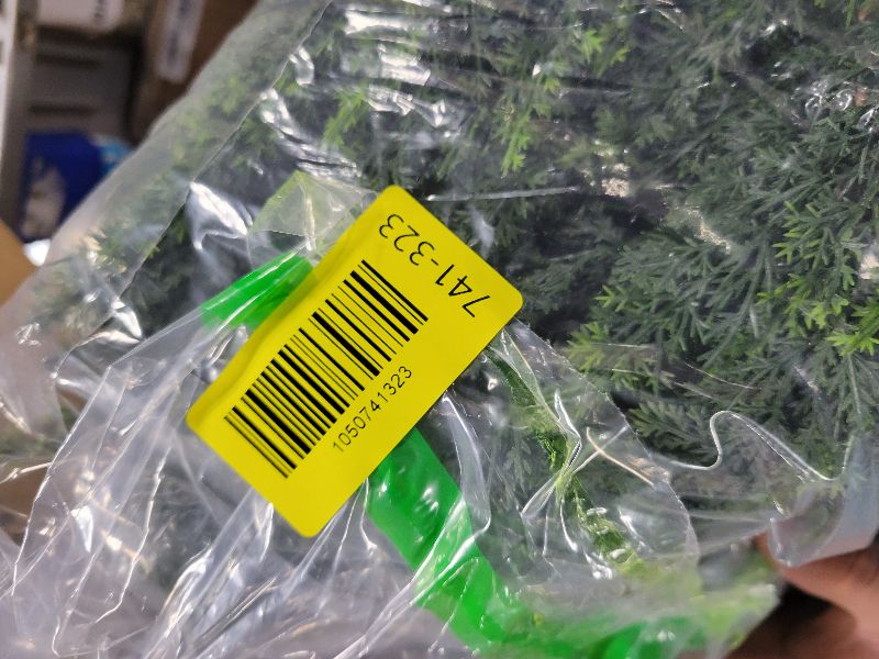 Photo 1 of 25.2" Artificial Cedar Topiary Outdoor Faux Plants with Ground Spikes, 2 Pack UV Resistant Evergreen Fake Plant, Realistic Artificial Cedar Ball Greenery, Fake Bushes for Front Porch Décor