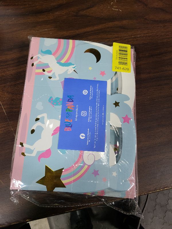 View 2 of 24 Pack Unicorn Party Favor Boxes, 6 x 3.3 x 3.6 Inch, Unicorn Goodie Bags Ideal for Birthdays, Events - Fill with Treats, Candies, Goodies