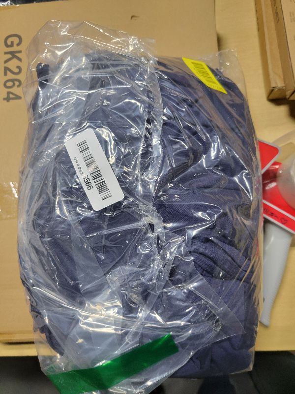 Photo 1 of 10 ft x 10 ft Wrinkle Free Navy Blue Backdrop Curtains Panels, 2 Panels 5ft x 10ft Sikly Polyester Photo Backdrop Drapes for Graduation Baby Shower Wedding Birthday Parties Photography Background