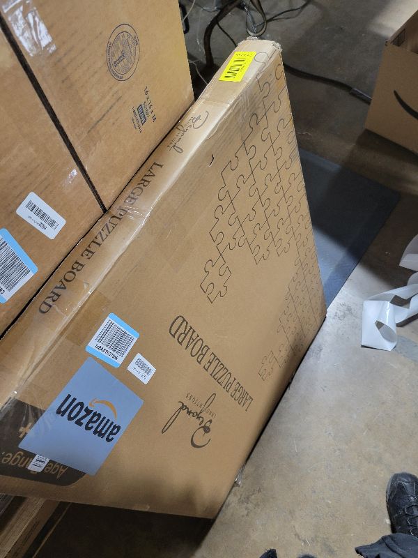 Photo 1 of 1000 Piece Rotating Puzzle Board with Drawers and Cover - 4 Drawers, Wooden Jigsaw Puzzle Table | 30” X 22”| Jigsaw Puzzle Board - Portable Puzzle Tables for Adults and Kids by Beyond Innoventions