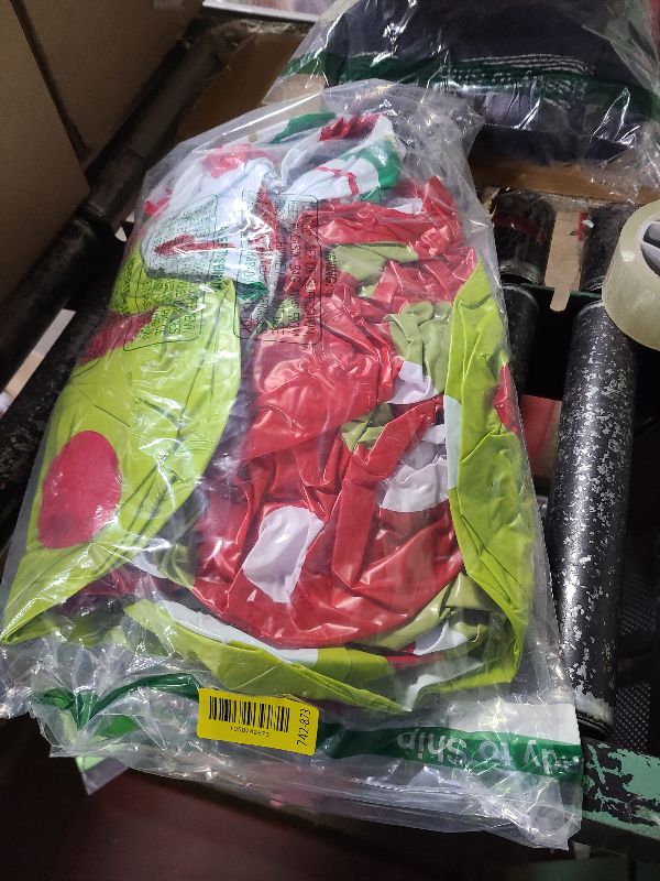 Photo 1 of 12 Pcs 24/16 Inch Giant PVC Christmas Inflatable Ball Outdoor Blow up Xmas Inflatables Ornaments Giant PVC Christmas Ornaments for Tree Yards Lawns Porch Garden Front Doors Holiday Decor(24 Inch)