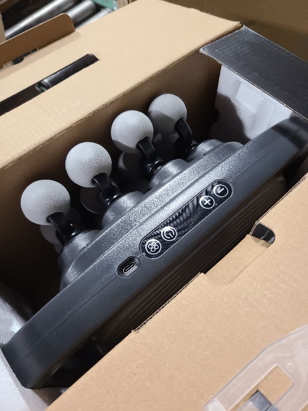 Photo 1 of 16-Head Massage Gun Kit, With 3 Modes And 30 Levels Of Adjustable Strength, Electric Deep Tissue Massager For Neck, Shoulder, Back, Leg Muscle Pain Relief, Ideal Gift For Women, Men, Moms And Dads