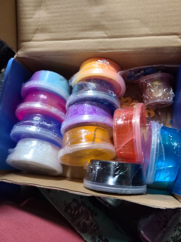 Photo 1 of 13 Pack Crunchy Slime kit,DIY Butter Slime,Stress Relief Toys,Craft Toy, for Girl and Boys Party Favors,Easter Basket Fillings