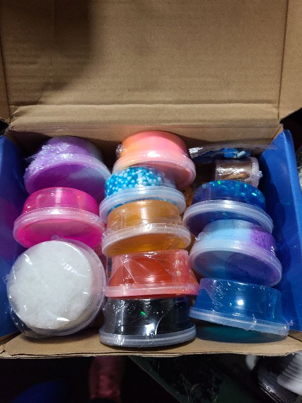 Photo 1 of 13 Pack Crunchy Slime kit,DIY Butter Slime,Stress Relief Toys,Craft Toy, for Girl and Boys Party Favors,Easter Basket Fillings