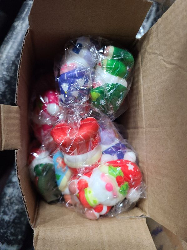View 2 of 24Pcs Christmas Gnome Stress Balls Bulk,Mini Christmas Slow Rising Stress Relief Squishies Fidget Toys for Kids,Christmas Party Favors,Stocking Stuffers Gifts Goodie Bag Fillers