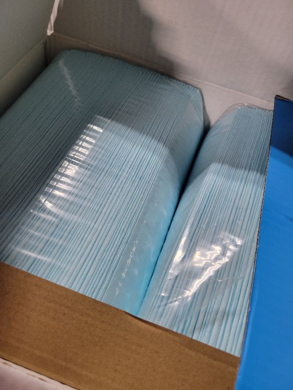 Photo 1 of 100 Count 22” x 22” Super Absorbency Disposable Underpads, Leakproof Quick Drying Disposable Pads for Baby, Puppy and Adults, Puppy Pads, Cat Pee Pads for Dogs, Potty Puppy Training Pads