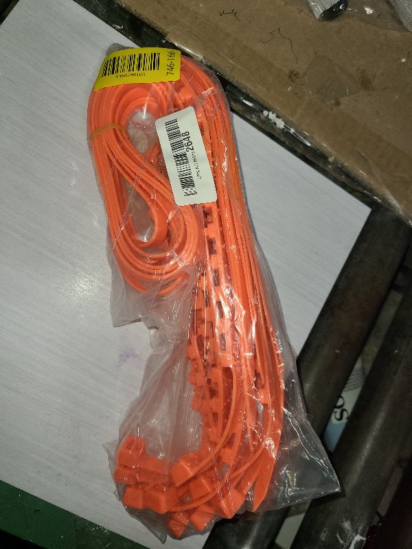 Photo 1 of 2025 Reusable Anti Skid Snow Tire Chains Car Winter Wheels Chain Universal Cable Tire Belts,10 Pack Orange Non-Slip Zip Tie Tires Chain Emergency for Auto Pickup Trucks Suv