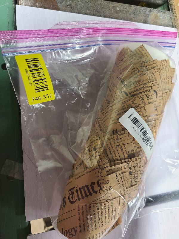 Photo 1 of 150pcs Tulip Cupcake Liners Baking Cups Muffin Liner Grease-Proof Paper Cupcake Wrappers for Wedding, Birthday Party, Standard Size (Natural Newspaper Printed)