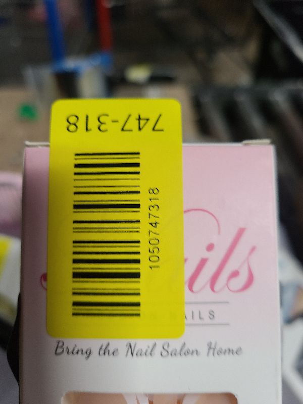 Photo 1 of 120Pcs White French Tip Press on Nails Short Square Round Fake Nail, Full Cover Glossy Nude False Nails Acrylic Glue on Nails with 5 Sheets Adhesive Tabs for Women Girls Finger Nails Design