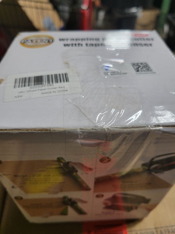 Photo 1 of 2-Pack Wrapping Paper Cutter with Wheels & Tape Dispenser - Gift Wrap Tool Kit with Replaceable Blades for Christmas, Birthday - Safe, Efficient, and Precise Cutting