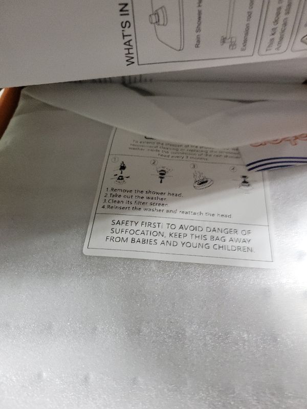 Photo 1 of 10 inch Rainfall Shower Head Combo Stainless Steel, THE FIRST WATERFALL mode, 10 Inch Rain Shower Head with Handheld 6 Spray Modes High Pressure, Overhead Shower Adjustable Extension Arm,Chrome