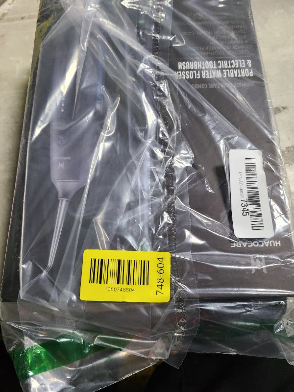 Photo 1 of 2-1 Oral Clean Kit- Water Dental flosser & Electric Toothbrush Combo- Brushing & Flossing- for Teeth Cleaning and Gum Health (Black)