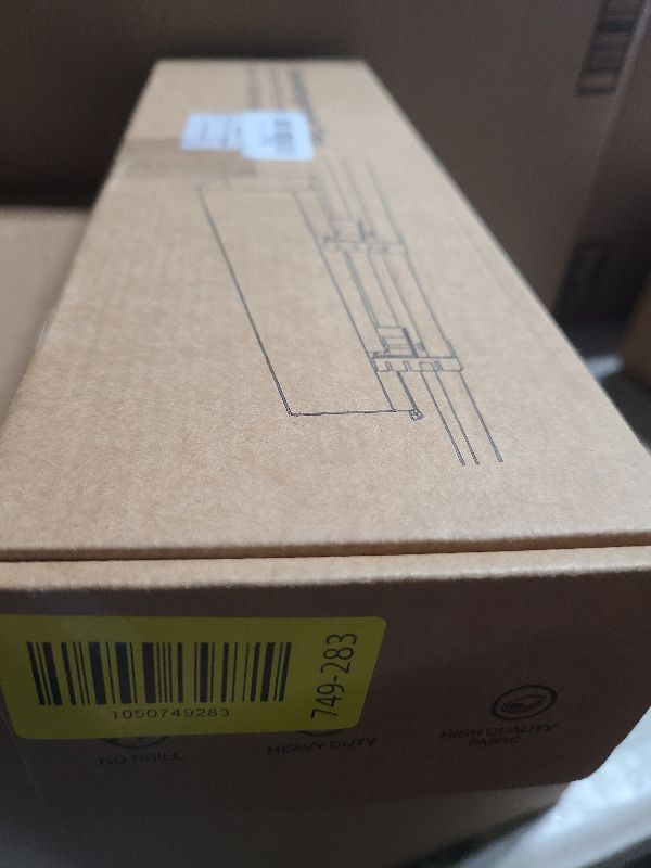 Photo 1 of [Upgraded] Large Under Desk Cable Management Tray, Cinati Cable Management Under Desk No Drill, 28.4" Fabric Cord Hider for Wire Organizer, Cord Organizer for Office, Home - Supports Up to 30lbs Black